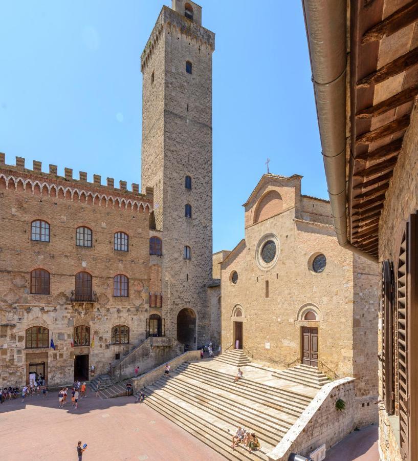 Sangi Studio Apartment - With Amazing View Of The Duomo San Gimignano Luaran gambar